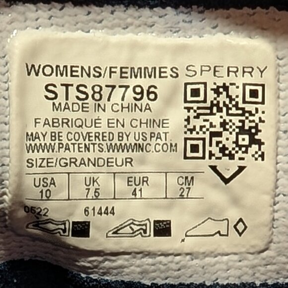 Sperry Top-Sider Crest Vibe Washed Jersey Sneaker in Navy - STS87796 - Picture 2 of 16